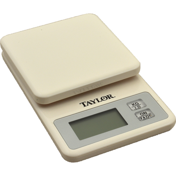 Taylor Precision Products L.P. Scale, Digital(11Lbs, Whit , Plst 3817